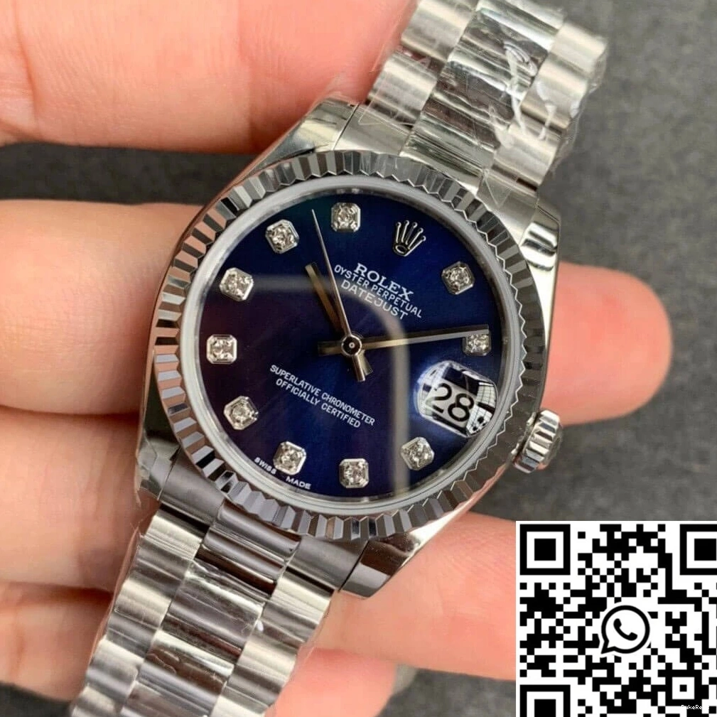 Dial Blue Rolex 31MM Factory Datejust GS 0908